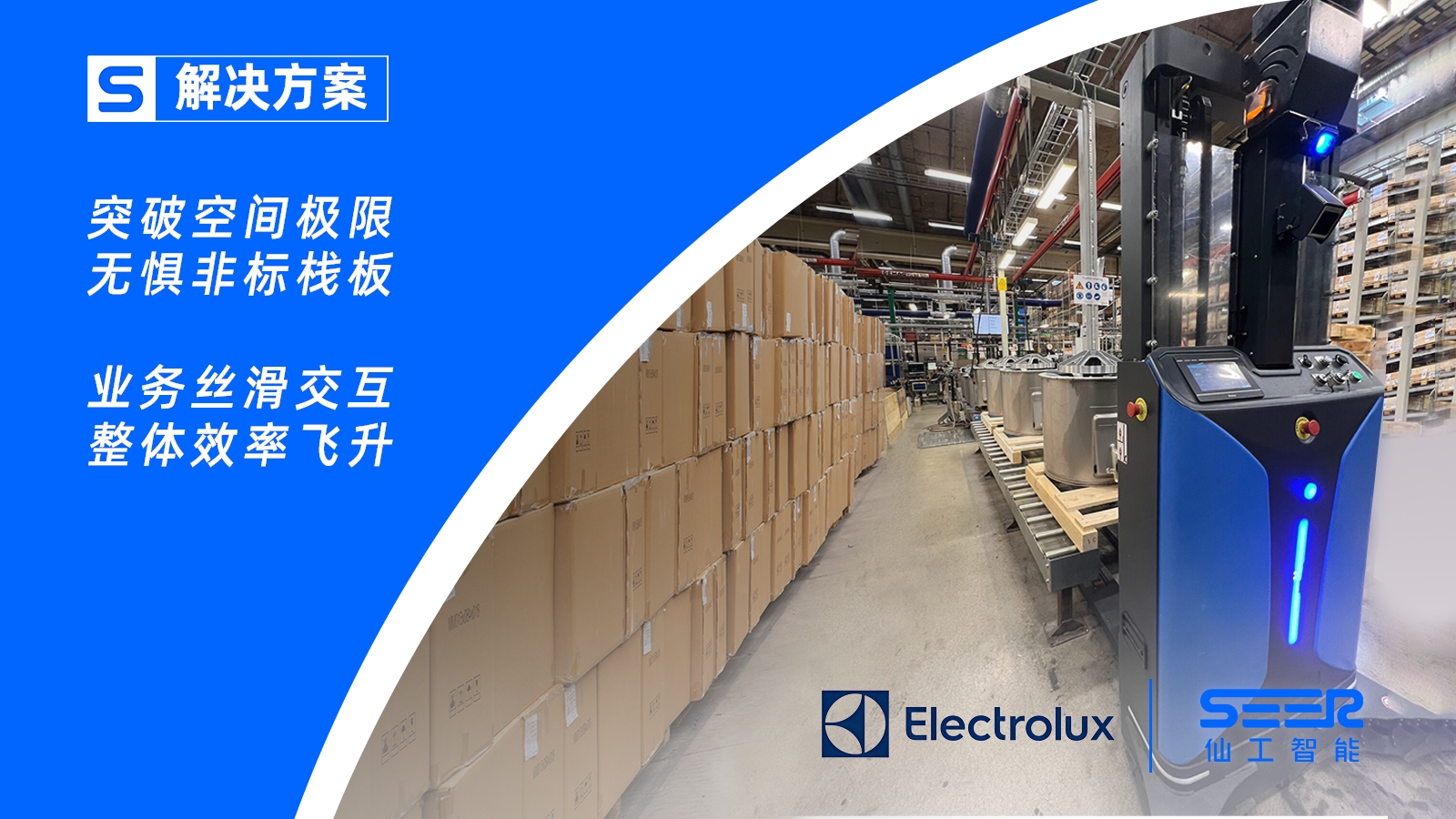 突破極限間隙 1CM！仙工智能助力 Electrolux 瑞典工廠多流程自動化