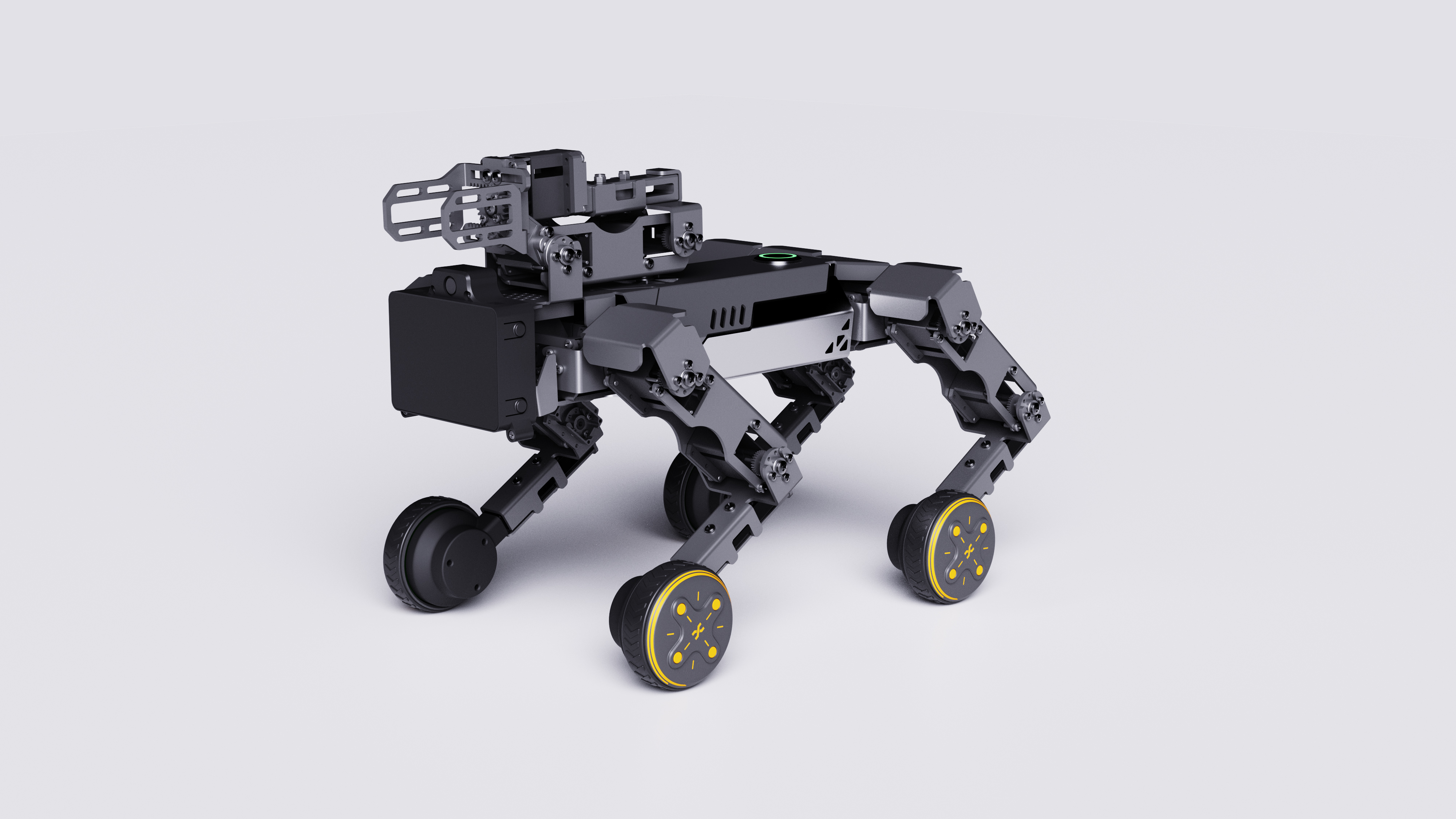 桌面級四輪足機器人