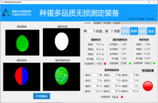 種蛋多品質無損測定裝備